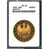 Republic gold 100 schilling 1928,