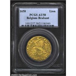Brabant gold 1 lion d'or 1658,