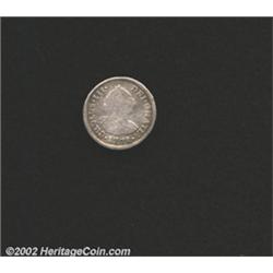 Charles III 1/2 real1778-PR with legend misspelled as CROLUS,