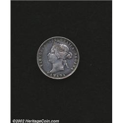 Victoria 25 cents 1875-H,