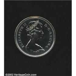 RCMP Centennial 25 cents 1973 with Large Bust,