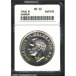 George VI dollar 1948,