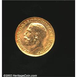 George V gold sovereign 1911-C,