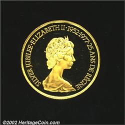 Elizabeth I gold 100 dollars 1977,