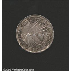 Sun and mountains 8 reales 1824,