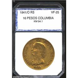 Nueva Granada gold 16 pesos,