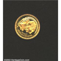 Egyptian-Israeli Peace Treaty gold 1 pound 1980,