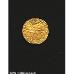 Francois I gold ecu d'or du Dauphine ND (1515-47),