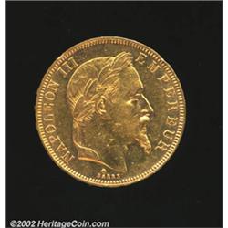 Napoleon III gold 50 francs 1862-A,