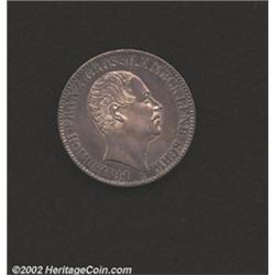 Mecklenburg-Schwerin. Friedrich Franz II taler 1848-A,