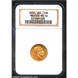 Prussia gold 10 marks 1872-A,