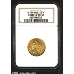 Prussia gold 20 mark 1875-A,