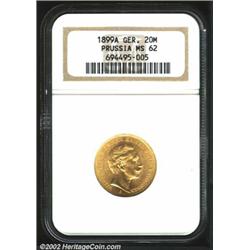 Prussia gold 20 mark 1899-A,
