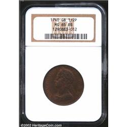 George II halfpenny 1740,
