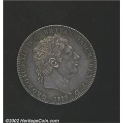 George III crown 1818-LVIII,