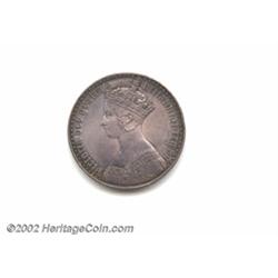 Victoria Gothic crown 1847 UNDECIMO,