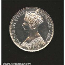 Victoria Gothic crown 1847 UNDECIMO,