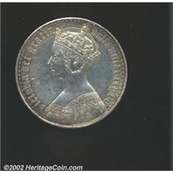 Victoria Gothic crown 1847 UNDECIMO,
