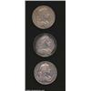 Charles II crown trio as follows: 1671,