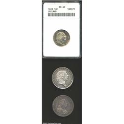 A trio of Bank Tokens as follows: Great Britain 1 shilling 6 pence (18 pence) 1811,