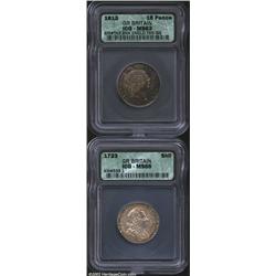 ICG certified pair including: shilling 1723-SSC,