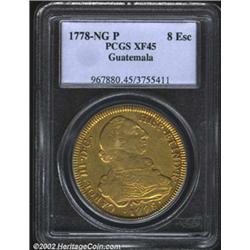 Charles III gold 8 escudos 1778 NG-P,