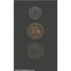 Gun Money coins as follows: shilling 1690 Mar,