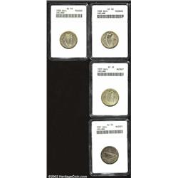 Shilling lot including: 1930,