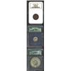 A Meiji trio as follows: 1/2 sen Meiji 9 (1876),