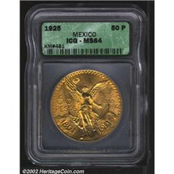 Estados Unidos gold 50 pesos 1925,