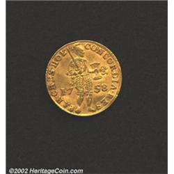 Holland gold ducat 1758,