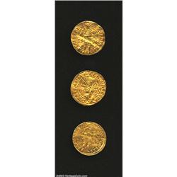 Gold ducat lot including: Friesland 1586,