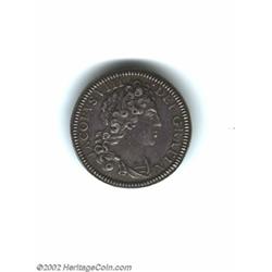 James VIII pattern shilling (or guinea) 1716 in silver,