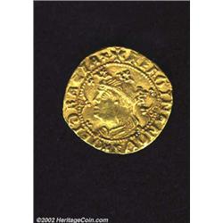 Fernando II of Valencia (Fernando V of Spain) gold ducat ND (1504-16),