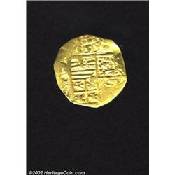 Philip II gold 1 escudo 1590,