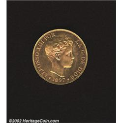 Restrike 100 pesetas 1897 (62),
