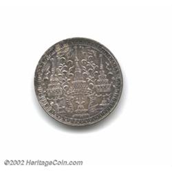 Rama IV silver 1 baht ND (1860),