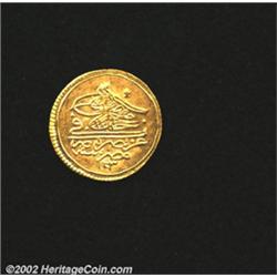 Mahmud I gold zeri mahbub AH 1143,