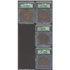 Image 1 : Copper lot as follows: baiocchi 1849-R year IV,