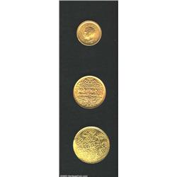 Middle Eastern gold including: Iran 1/4 pahlevi SH 1332,