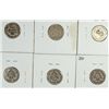 Image 2 : 6 DIFFERENT SEATED DIMES NICE CIRC
