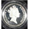 Image 1 : 1988 SILVER PROOF ONE POUND ENGLAND, BOX/COA