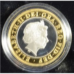 1998 SILVER PROOF TWO POUND ENGLAND, BOX/COA