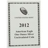Image 2 : 2012 ASE UNC BOX/COA