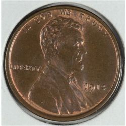 1914 LINCOLN CENT AU+