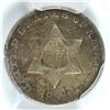 Image 2 : 1853 THREE CENT SILVER PCGS VF 30