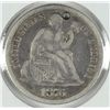 Image 1 : 1876 SEATED DIME (LOVE TOKEN)