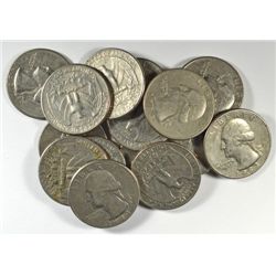 16- CIRC 1983-D WASHINGTON QUARTERS (BU BID $7.75 EACH)