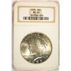 Image 1 : 1935 Peace Dollar NGC MS65