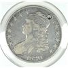 Image 1 : 1830  BUST HALF DOLLAR VG W/HOLE